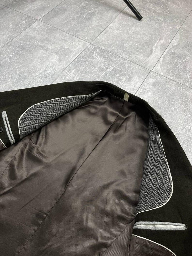 BOGGI Milano Tessuti Sondrio Blazer masculino de algodão marrom 2 botões tamanho 48 imagem 17