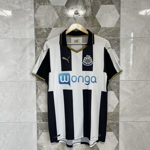 Newcastle United 2016 2017 Home Football Jersey Soccer Shirt Men’s Size L PUMA image 1