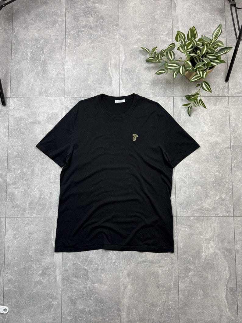 Versace Collection T-Shirt Men Black Logo Size XXXL image 1