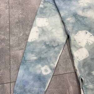 Acne Studios Felke Bleach PSS18 Tie-Dye Crew Neck Blue Sweatshirt size L image 6