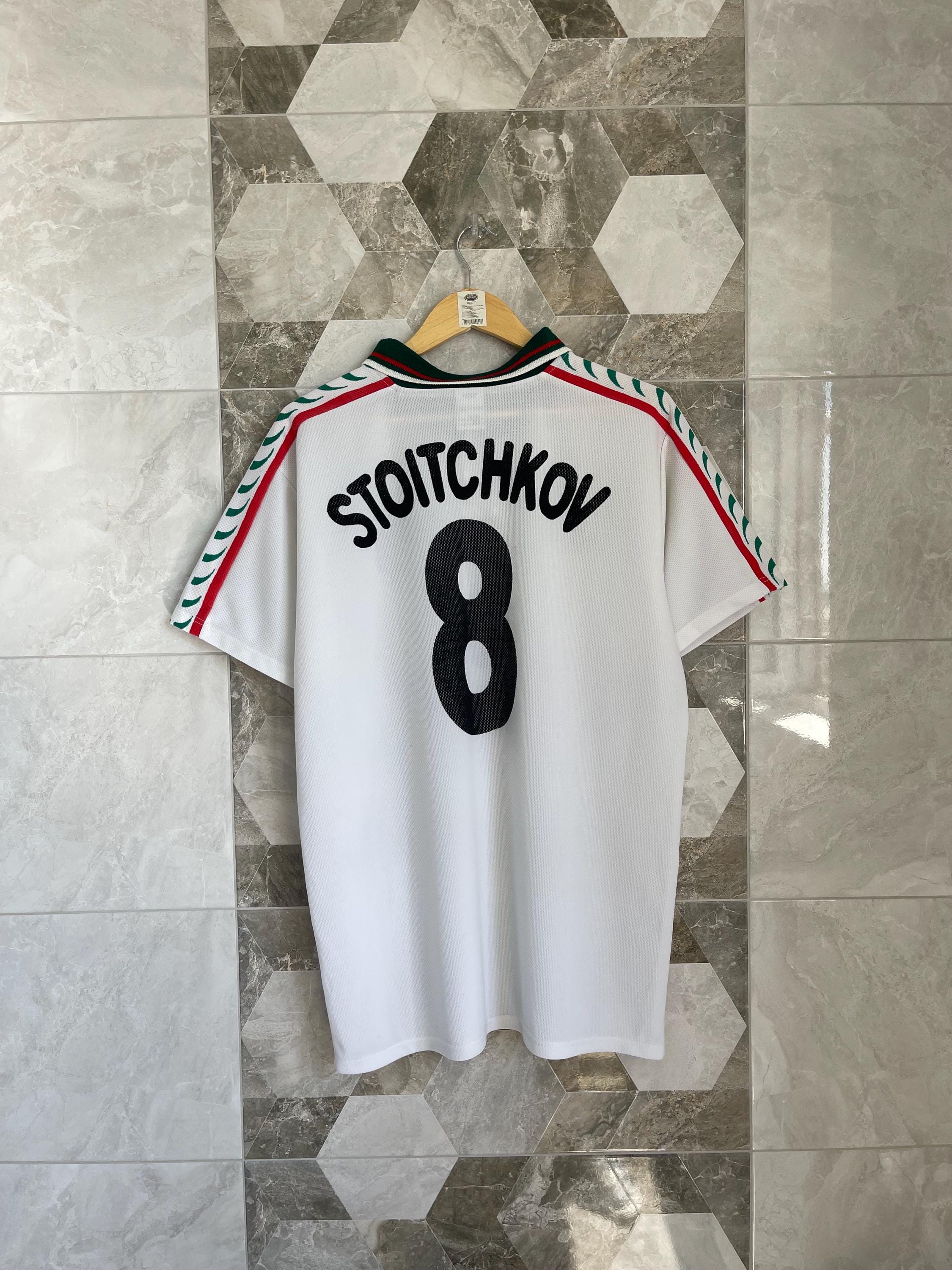 ブルガリア代表 1998 アウェイ ユニフォーム L PUMA オールド 90s Bulgaria 1996 1998 Home Football Shirt Jersey PUMA #8 Stoitchikov