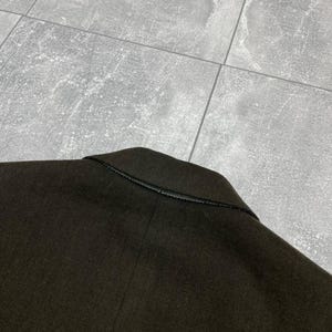 BOGGI Milano Tessuti Sondrio Blazer masculino de algodão marrom 2 botões tamanho 48 imagem 15