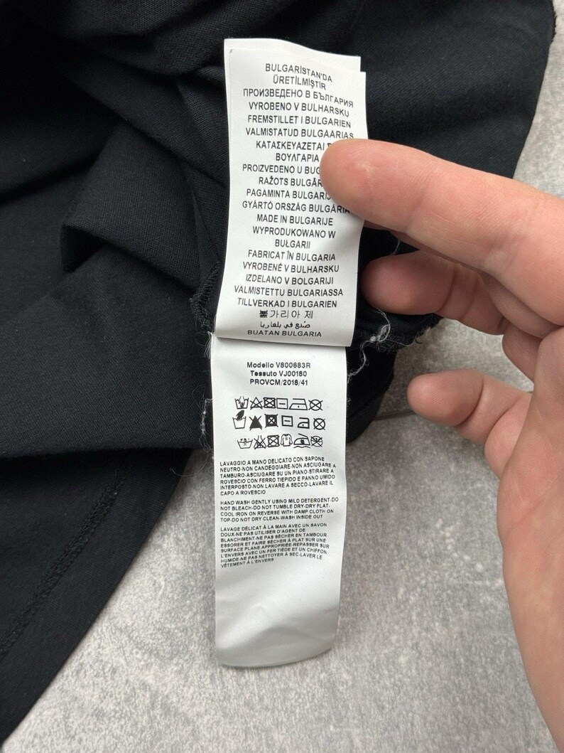 Versace Collection T-Shirt Men Black Logo Size XXXL image 7