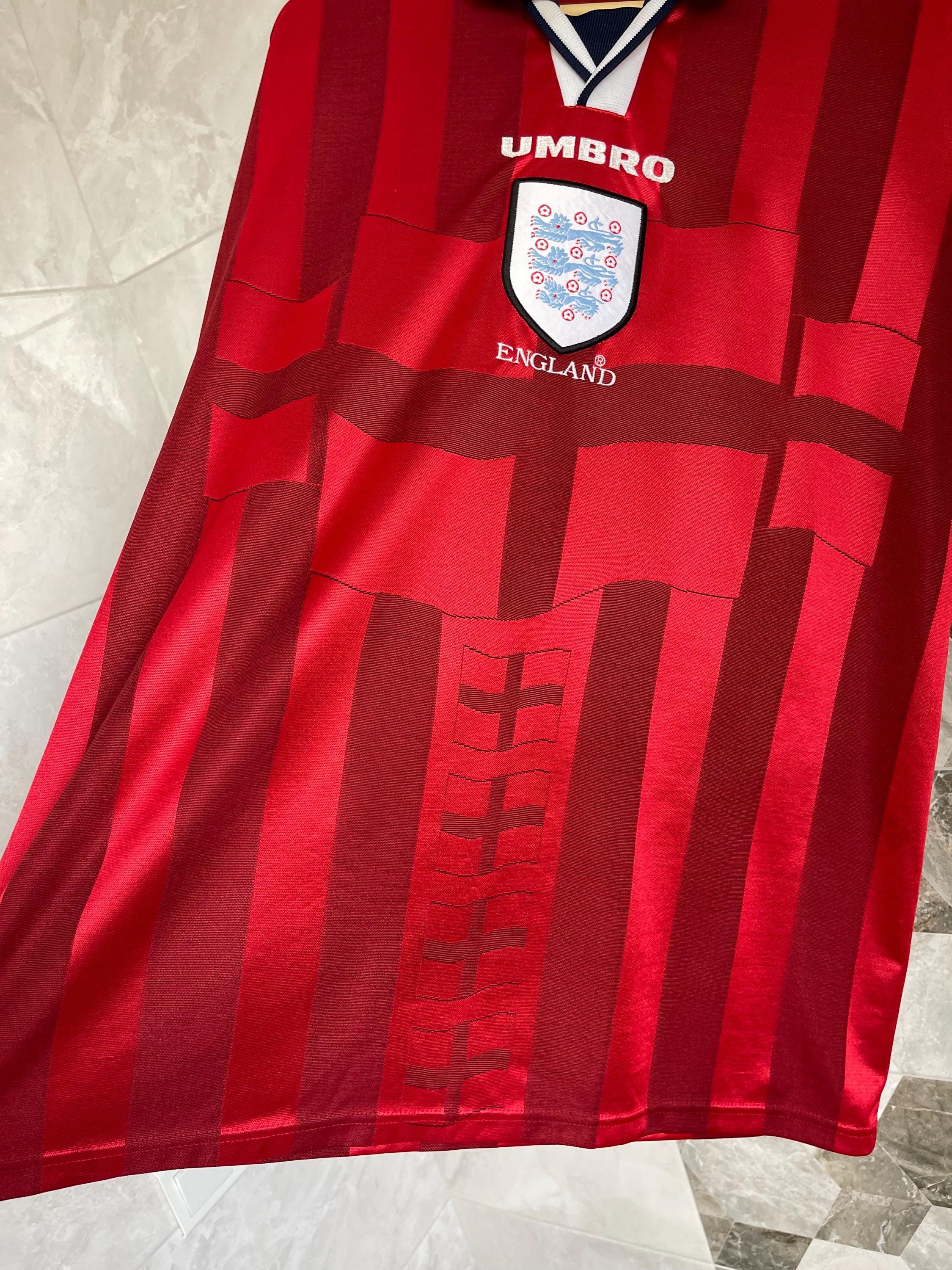 England 1997 1998 Away Football Shirt Soccer Jersey Umbro XL Men