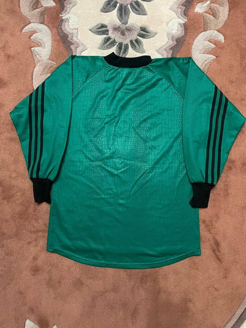 ニューカッスル・ユナイテッド 1997-1998 ゴールキーパー サッカーシャツ アディダス GK ジャージ 画像 2