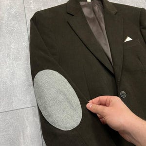 BOGGI Milano Tessuti Sondrio Blazer masculino de algodão marrom 2 botões tamanho 48 imagem 8