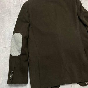 BOGGI Milano Tessuti Sondrio Blazer masculino de algodão marrom 2 botões tamanho 48 imagem 12