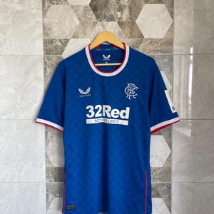 Rangers 2022 2023 Home Football Jersey Shirt Castore Size XXL Men&#39;s
