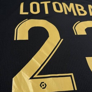 OGC NICE #23 Lotomba 2021 2022 Home Football Player Issue Shirt Macron Jersey image 19
