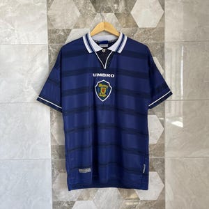 Scotland National Team 1998 2000 Home Football Shirt Jersey Umbro size L Men's