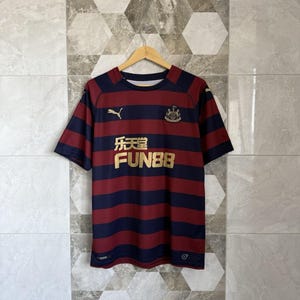 Newcastle United 2018 2019 Away Football Jersey Soccer Shirt Puma Size L Mens image 1