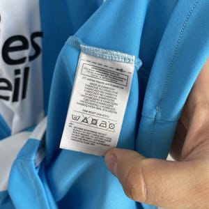 Camisa de Futebol Olympique Marseille 2016/2017 - Terceiro Uniforme - Adidas - Tamanho M imagem 6