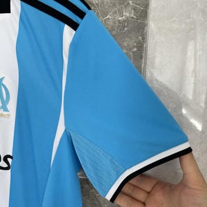 Camisa de Futebol Olympique Marseille 2016/2017 - Terceiro Uniforme - Adidas - Tamanho M imagem 3