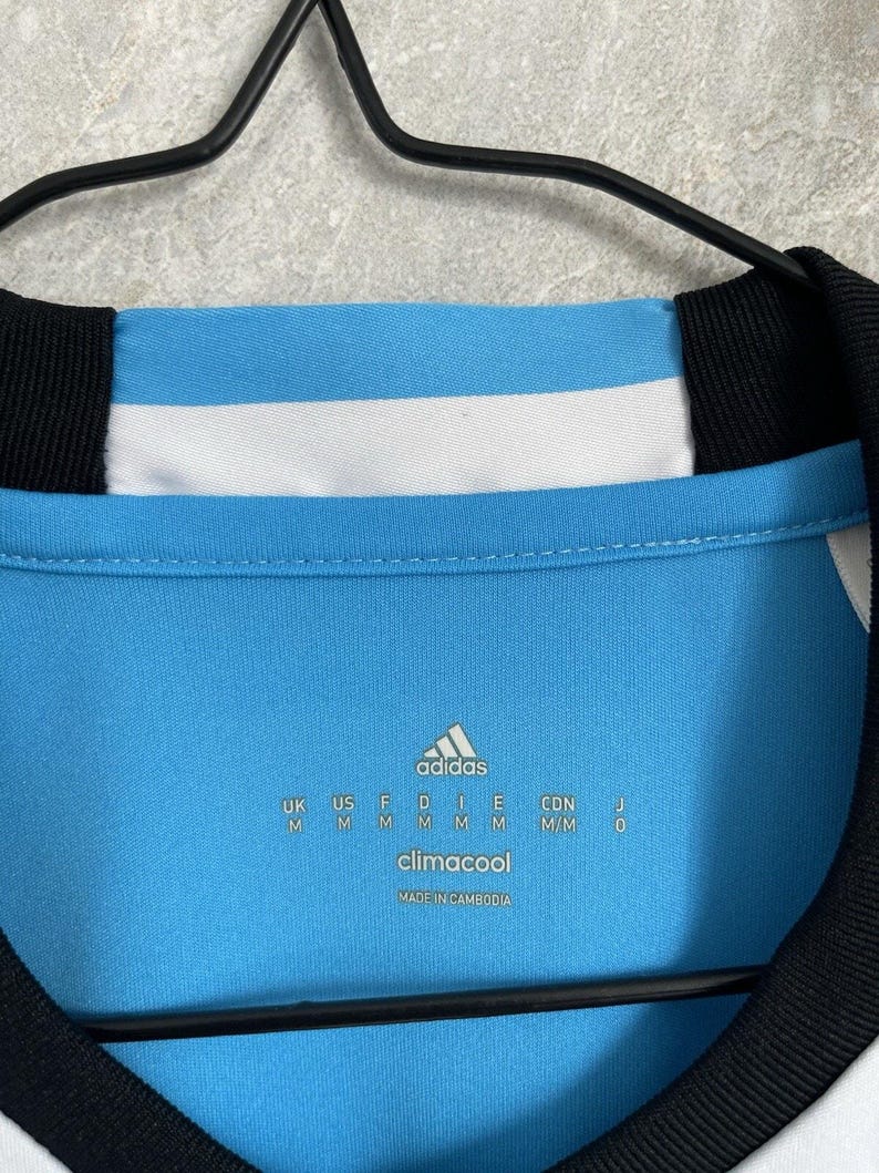 Camisa de Futebol Olympique Marseille 2016/2017 - Terceiro Uniforme - Adidas - Tamanho M imagem 4