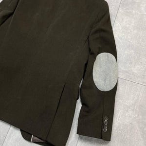 BOGGI Milano Tessuti Sondrio Blazer masculino de algodão marrom 2 botões tamanho 48 imagem 13