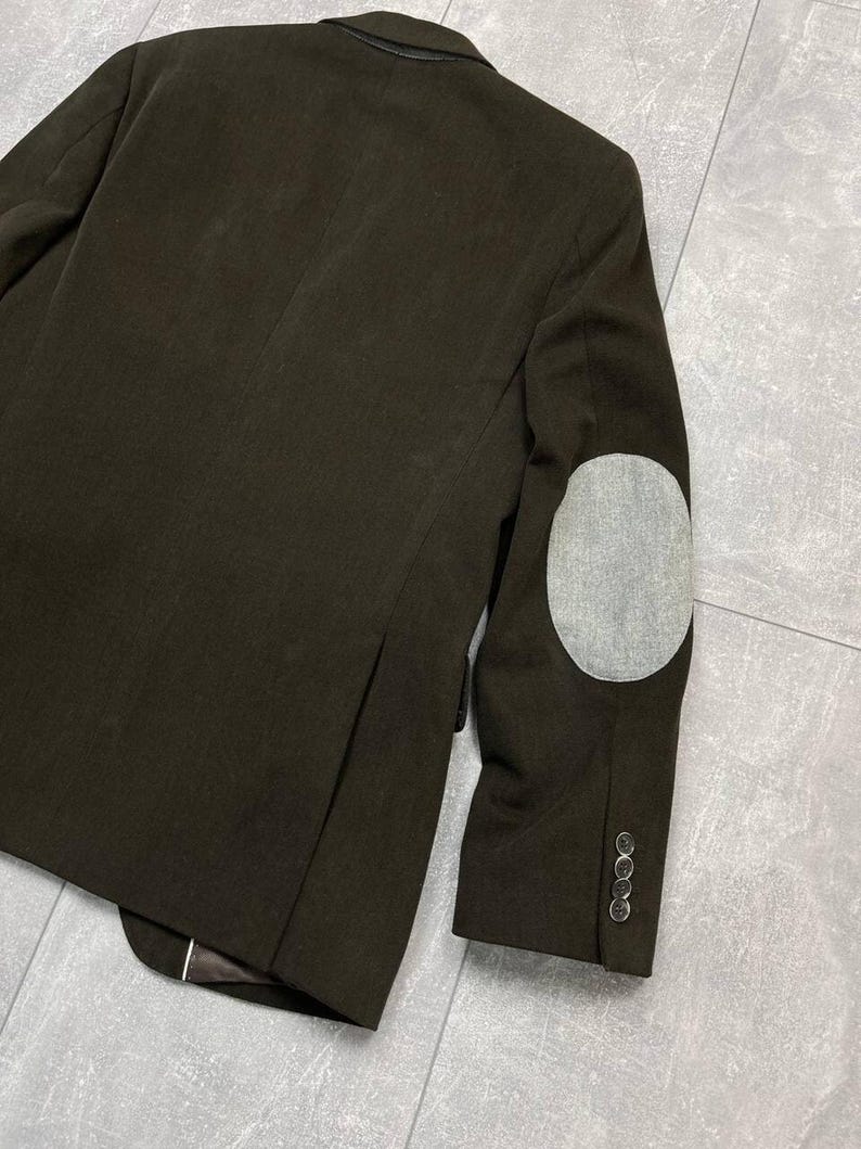 BOGGI Milano Tessuti Sondrio Blazer masculino de algodão marrom 2 botões tamanho 48 imagem 13