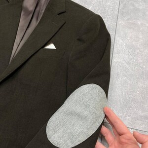 BOGGI Milano Tessuti Sondrio Blazer masculino de algodão marrom 2 botões tamanho 48 imagem 9