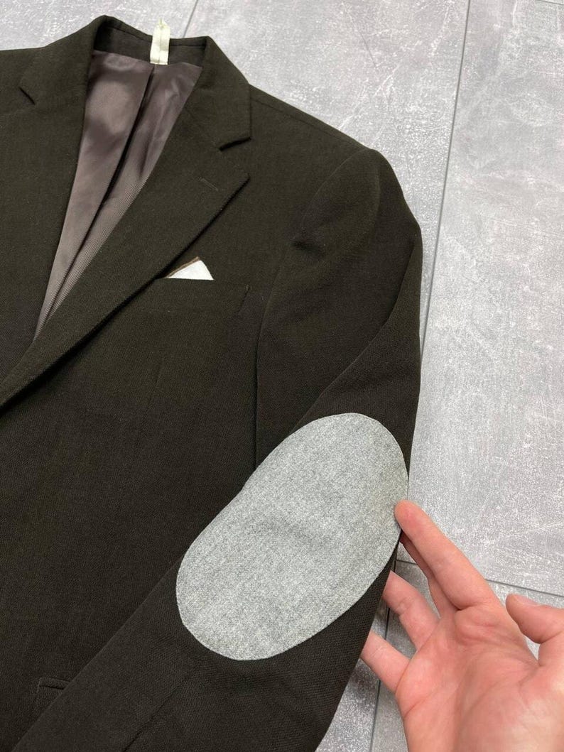 BOGGI Milano Tessuti Sondrio Blazer masculino de algodão marrom 2 botões tamanho 48 imagem 9