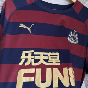Newcastle United 2018 2019 Away Football Jersey Soccer Shirt Puma Size L Mens image 4