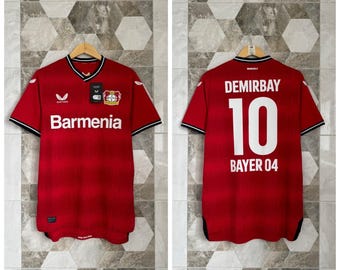 Bayer Leverkusen #10 Demirbay 2022 2023 Domicile Maillot de foot Maillot Castore