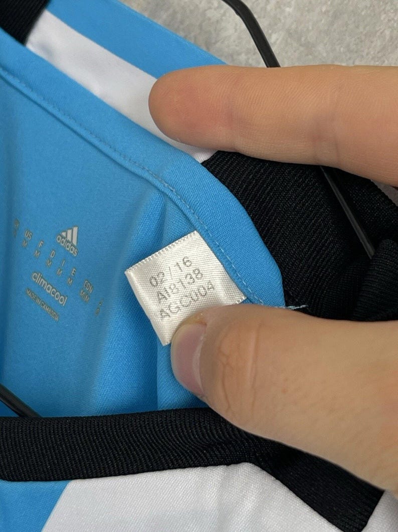 Camisa de Futebol Olympique Marseille 2016/2017 - Terceiro Uniforme - Adidas - Tamanho M imagem 5