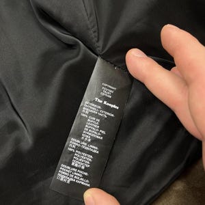 The Kooples Brown Suede Buffalo Leather Biker Jacket Women’s XXS image 10