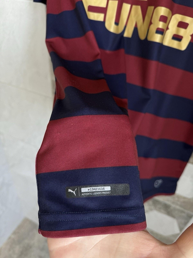 Newcastle United 2018 2019 Away Football Jersey Soccer Shirt Puma Size L Mens image 6