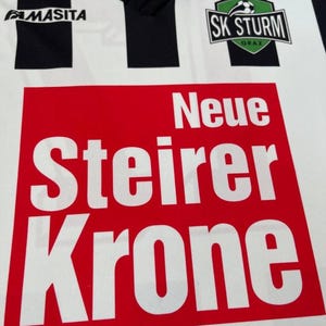 SK Sturm Graz FC 1993 1994 Local #17 Partido usado ???? Camiseta de fútbol Masita Jersey imagen 10