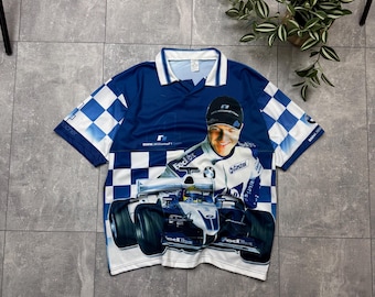 Vintage 99 Ralf Schumacher BMW Williams  Formula 1 Team Jersey T-shirt