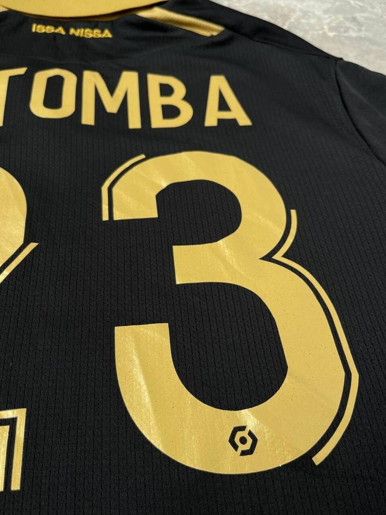 OGC NICE #23 Lotomba 2021 2022 Home Football Player Issue Shirt Macron Jersey image 20