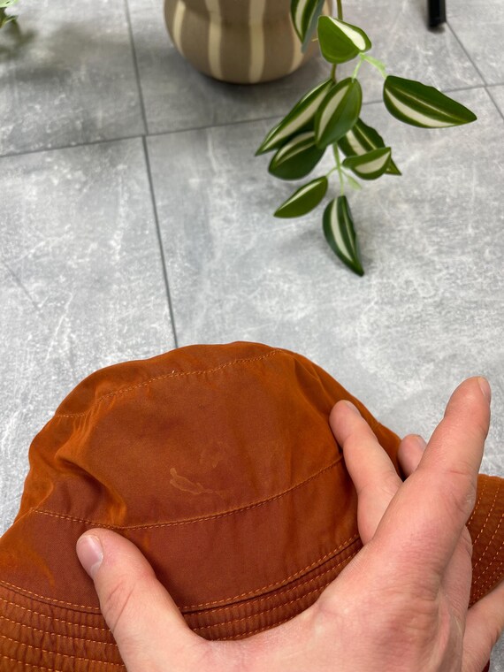 Vintage Hermes Orange Bucket Hat “H” Size 56 - Etsy display picture 3