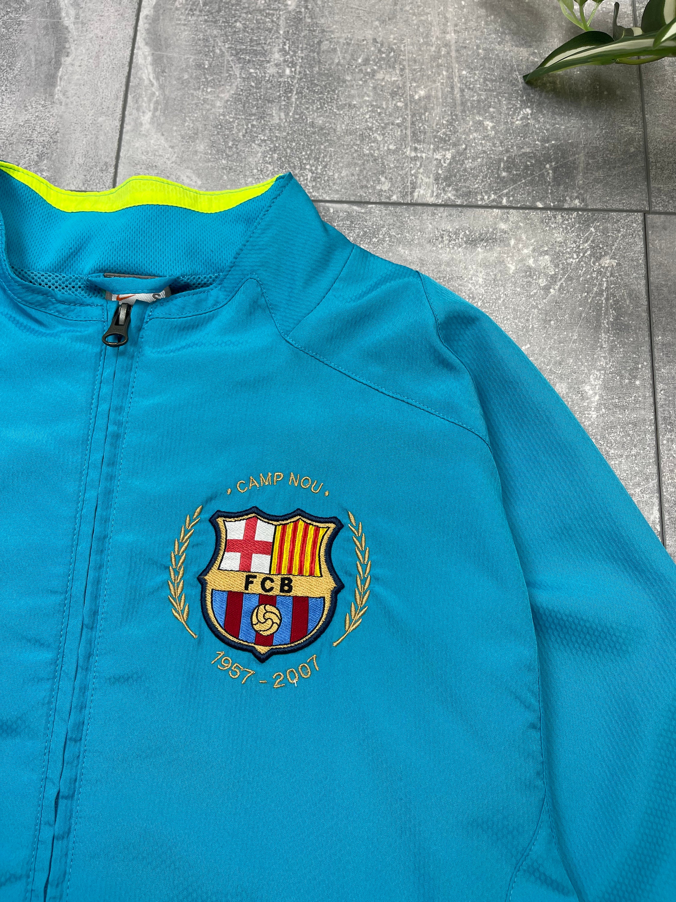 Nike FC Barcelona 2007 2008 Training Football Track Jacket - Etsy