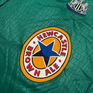 ニューカッスル・ユナイテッド 1997-1998 ゴールキーパー サッカーシャツ アディダス GK ジャージ 画像 4