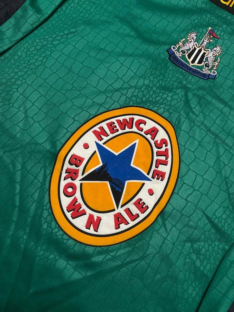 ニューカッスル・ユナイテッド 1997-1998 ゴールキーパー サッカーシャツ アディダス GK ジャージ 画像 4