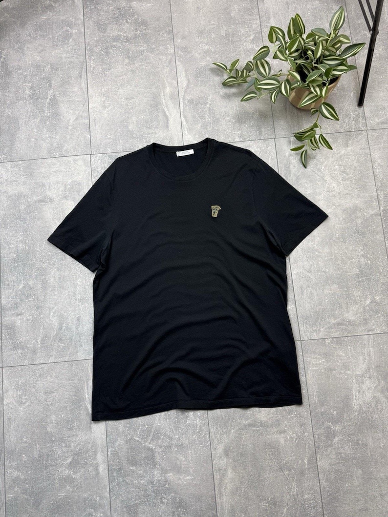 Versace Collection T-Shirt Men Black Logo Size XXXL image 2