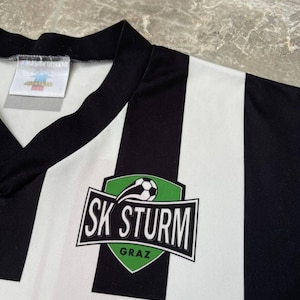 SK Sturm Graz FC 1993 1994 Local #17 Partido usado ???? Camiseta de fútbol Masita Jersey imagen 7