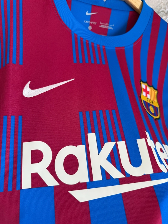 Nike FC Barcelona 2021 2022 Home Football Jersey Soccer Shirt Size