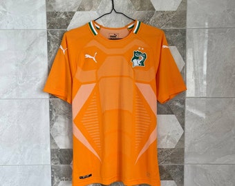 Camisa oficial da Costa do Marfim para a Copa do Mundo de 2018, tamanho P masculino.