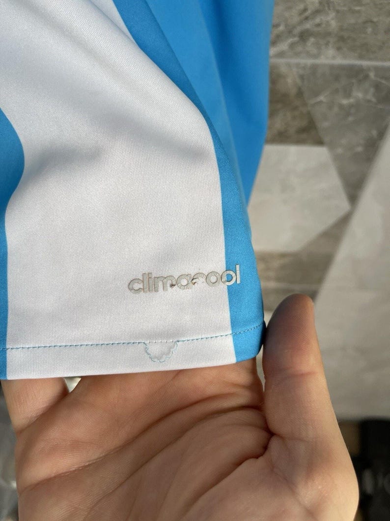 Camisa de Futebol Olympique Marseille 2016/2017 - Terceiro Uniforme - Adidas - Tamanho M imagem 14