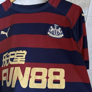 Newcastle United 2018 2019 Away Football Jersey Soccer Shirt Puma Size L Mens image 5