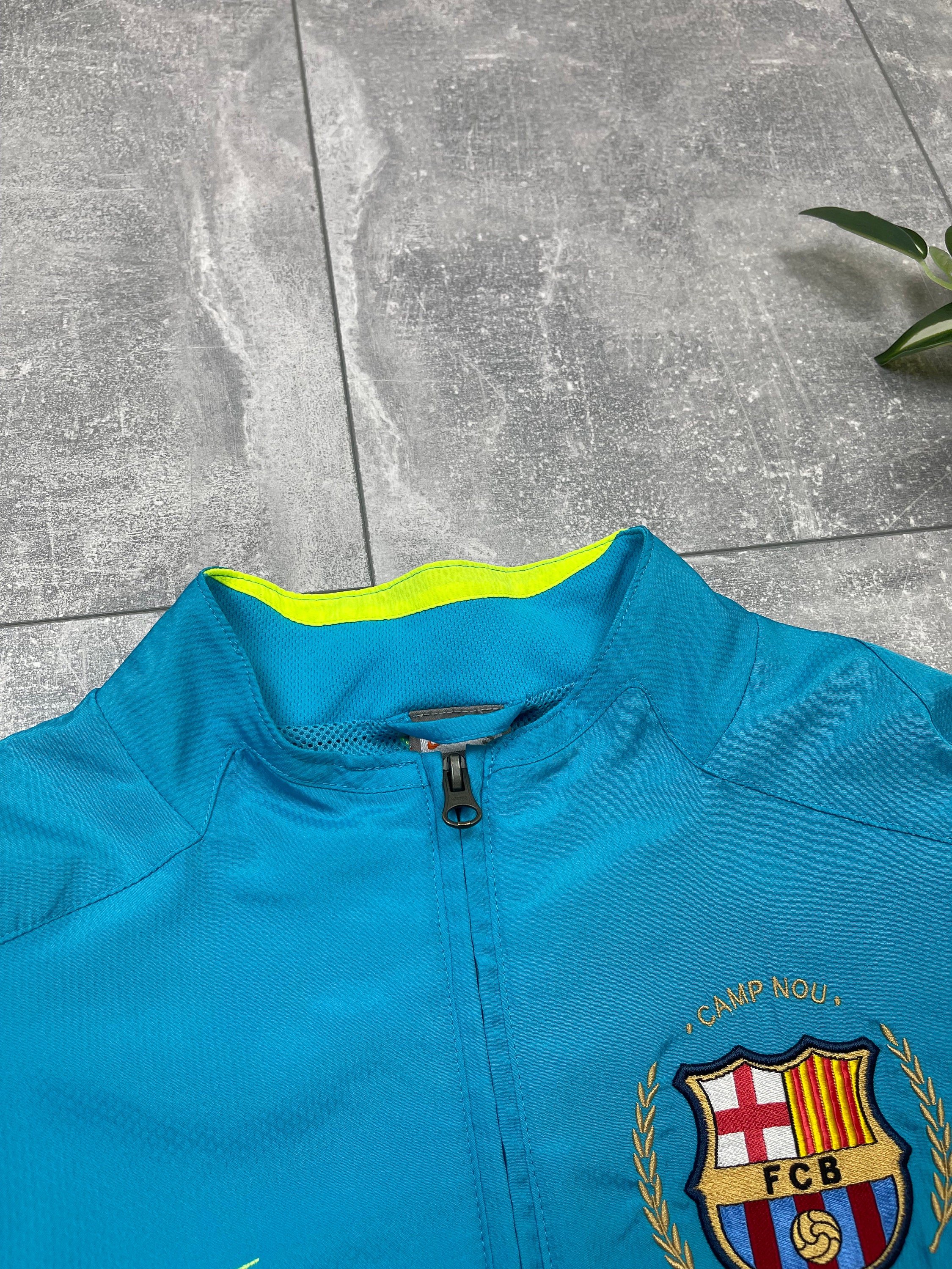 Nike FC Barcelona 2007 2008 Training Football Track Jacket - Etsy