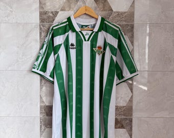 Real Betis 1995 1996 voetbalshirt thuisshirt trikot jersey Maglia YL Heren