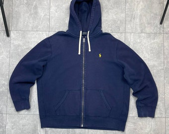 Vintage Polo Ralph Lauren Zip up Hoodie Men's size XXL