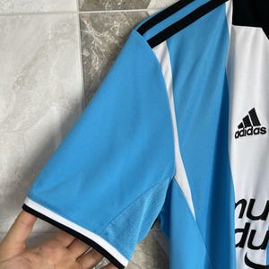 Camisa de Futebol Olympique Marseille 2016/2017 - Terceiro Uniforme - Adidas - Tamanho M imagem 2