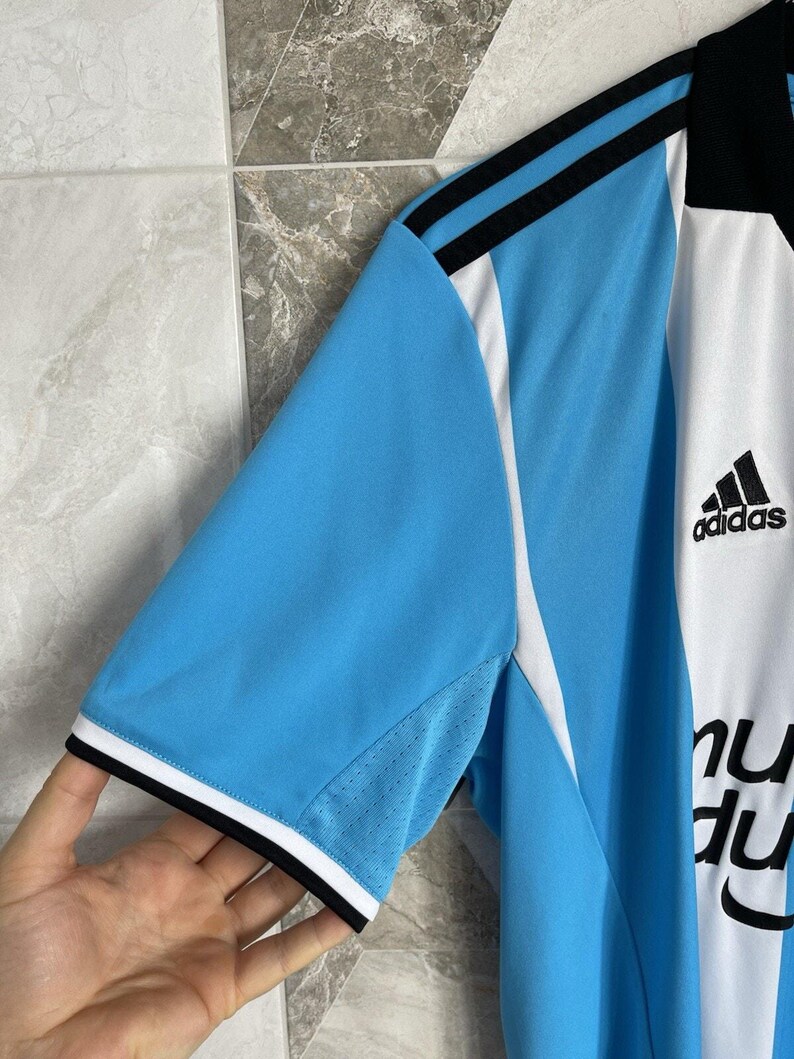 Camisa de Futebol Olympique Marseille 2016/2017 - Terceiro Uniforme - Adidas - Tamanho M imagem 2
