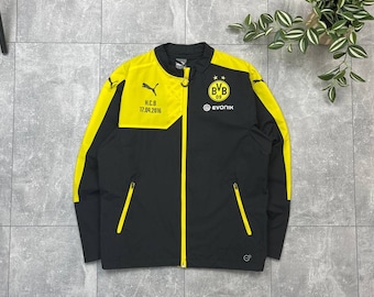 Jaqueta de treino Puma Borussia Dortmund H.C.B 17.04.2016 tamanho M masculina