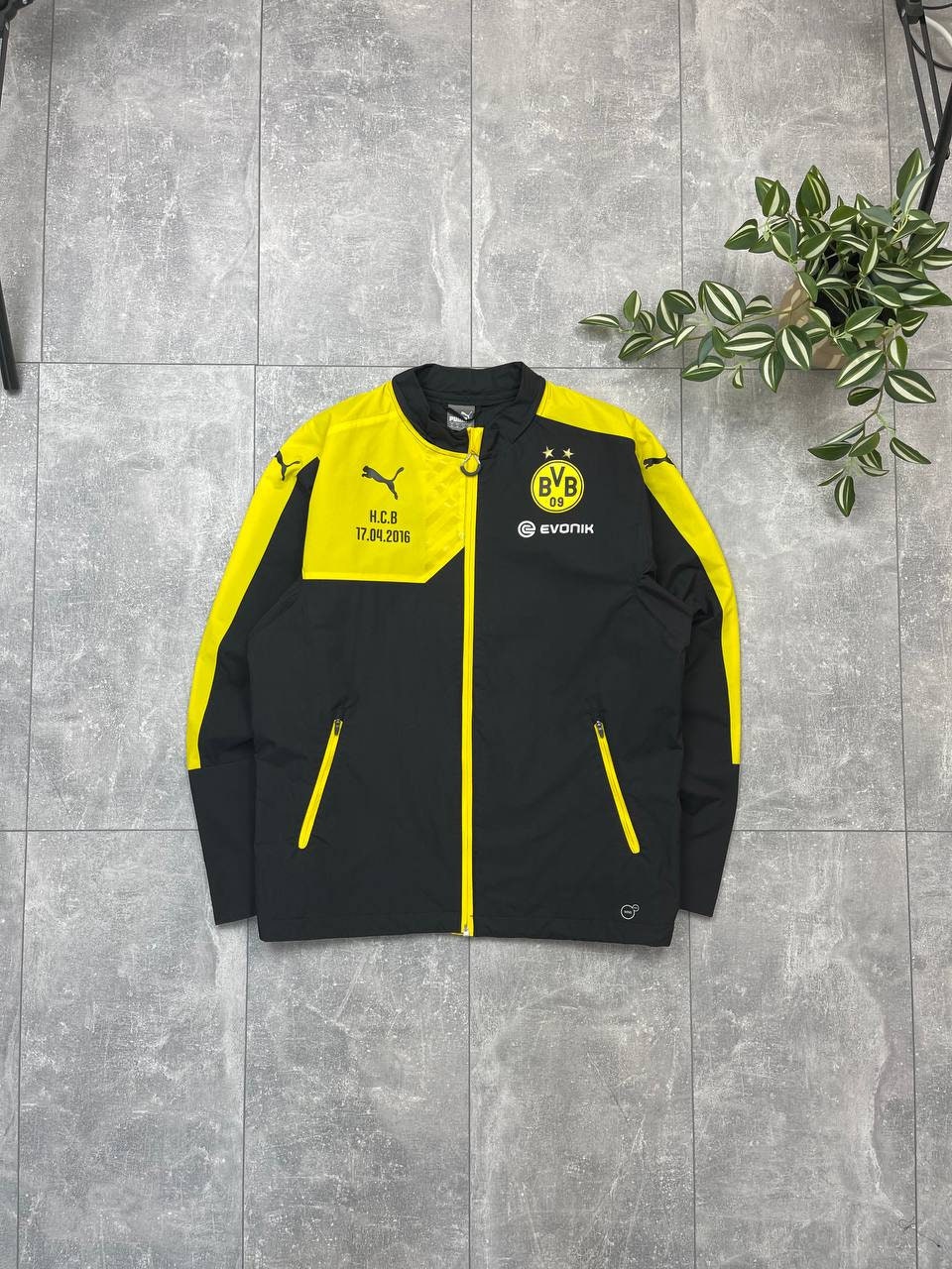 Puma Borussia Dortmund H.C.B 17.04.2016 Training Track Jacket Size Men s M Etsy