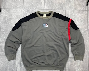 Vintage 90er Jahre Adidas USA Sweatshirt Center Logo Herren Größe XL
