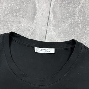 Versace Collection T-Shirt Men Black Logo Size XXXL image 4