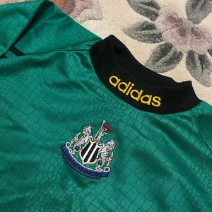 ニューカッスル・ユナイテッド 1997-1998 ゴールキーパー サッカーシャツ アディダス GK ジャージ 画像 3